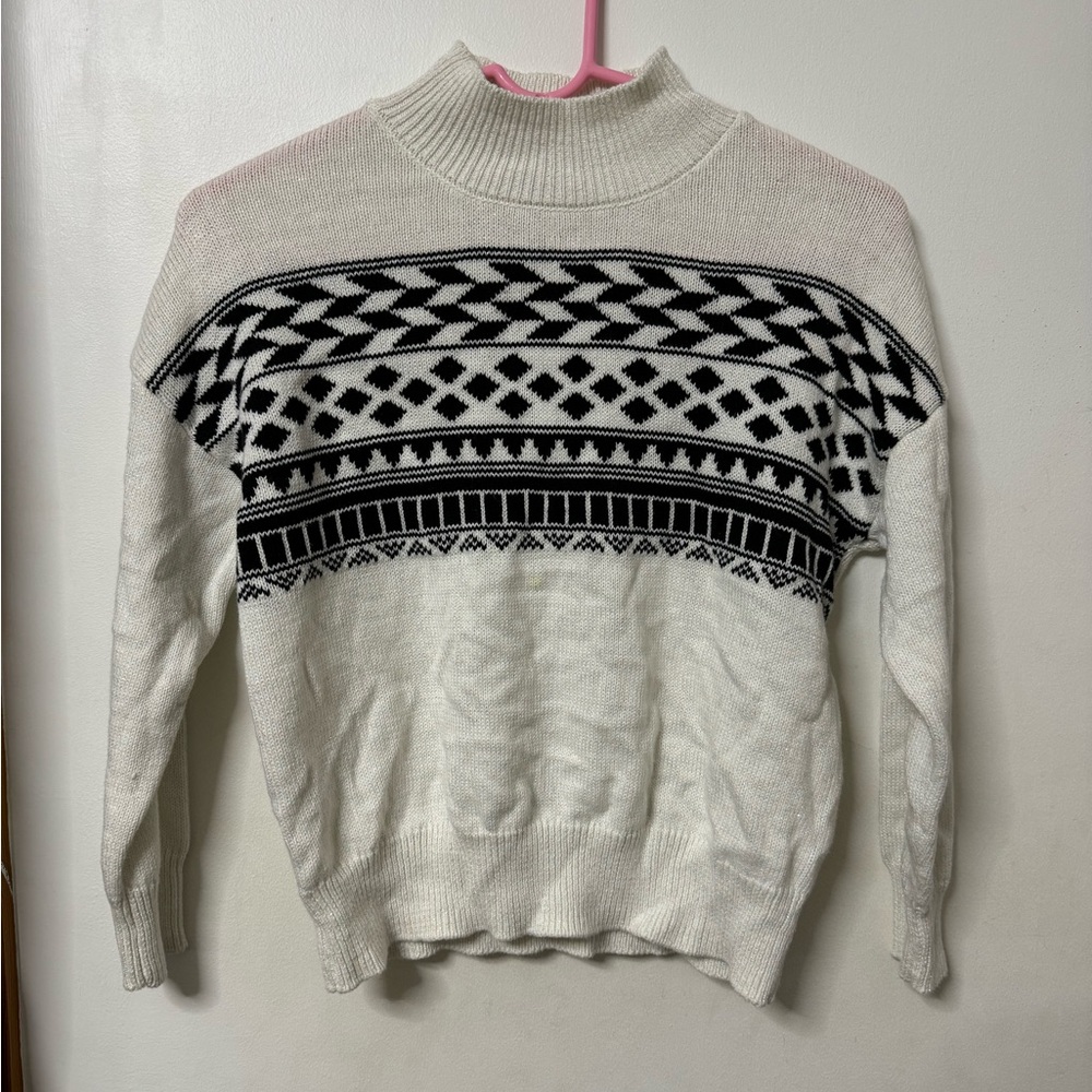 Black & White Sweater